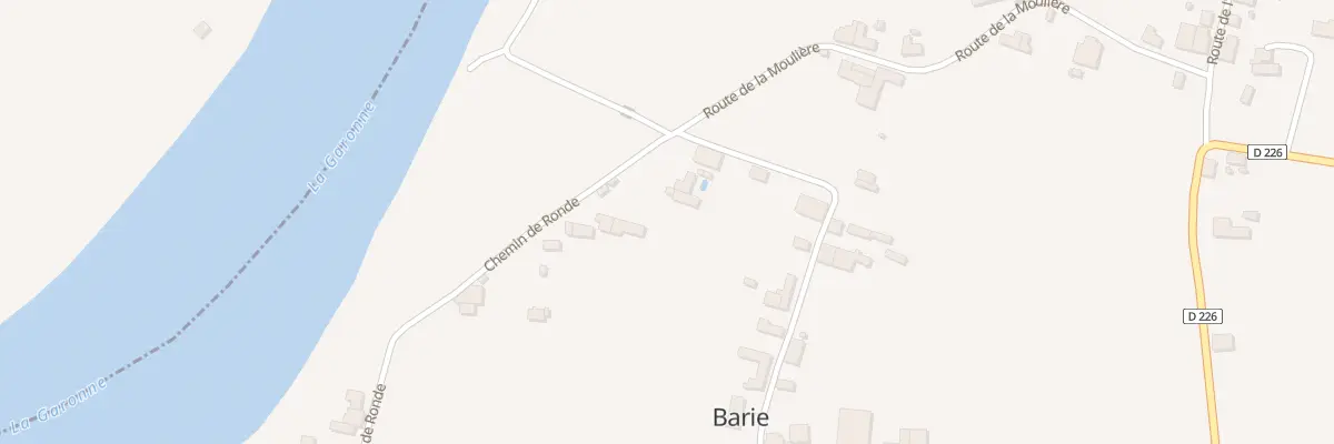 Plan du 5 Petit Thomas à Barie