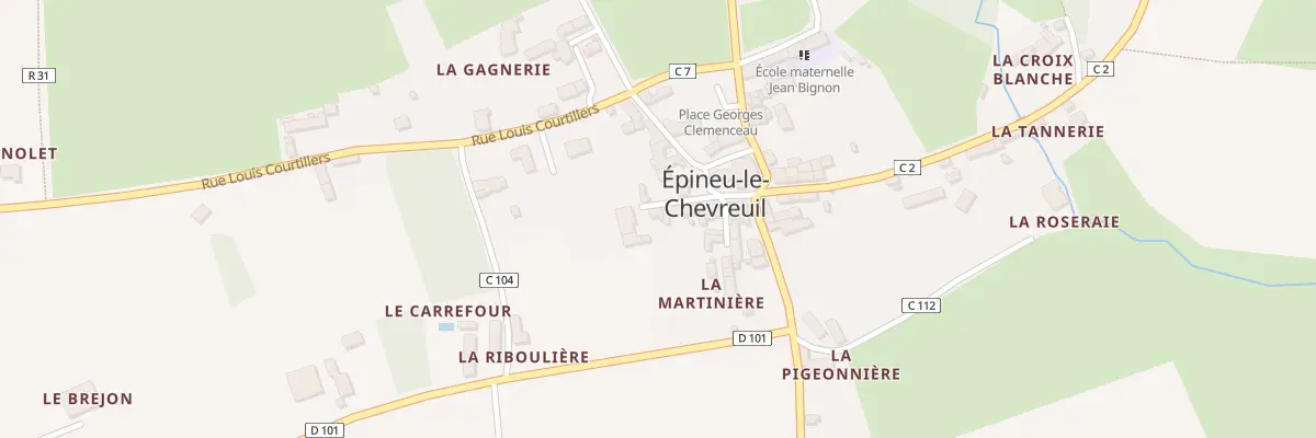 Plan du 3 Rue du Four a Ban à Épineu-le-Chevreuil