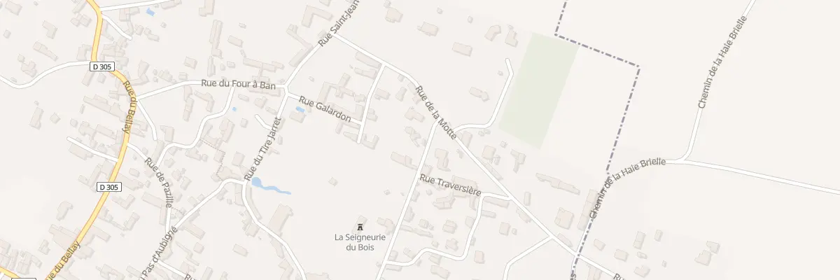 Plan du 5 Rue de la Seigneurie au Coudray-Macouard