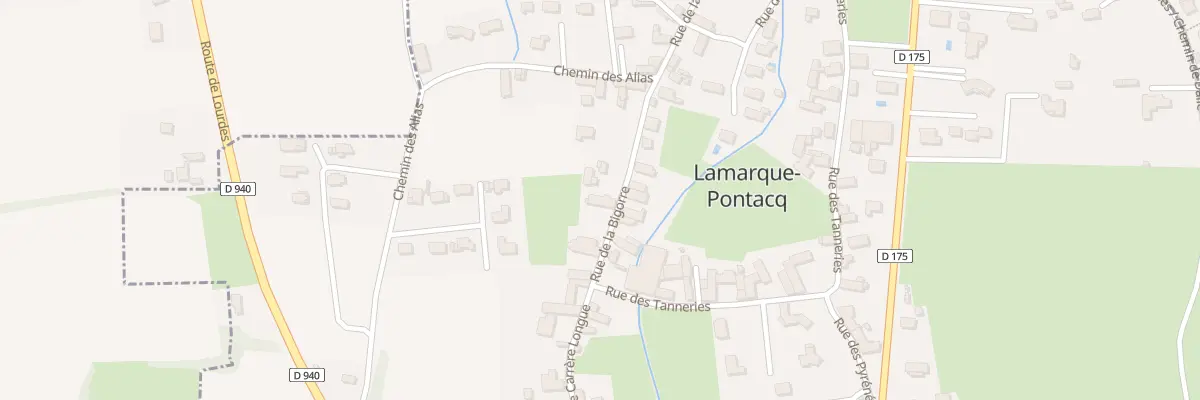 Plan du 20 Rue de la Bigorre à Lamarque-Pontacq