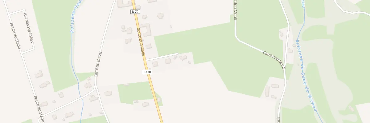 Plan du 43B Rte du Village à Luquet