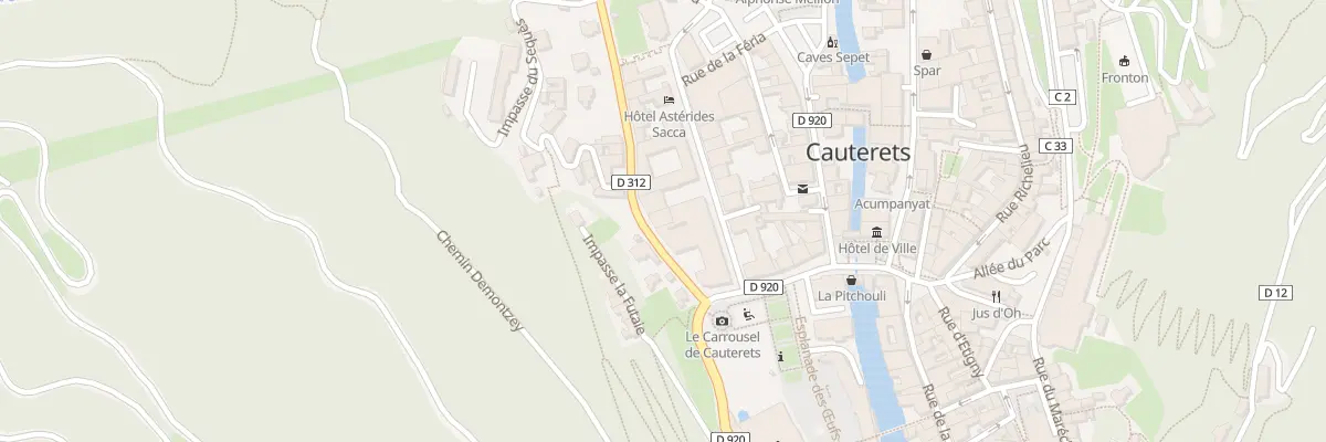 Plan du 12 Av du Mamelon Vert à Cauterets