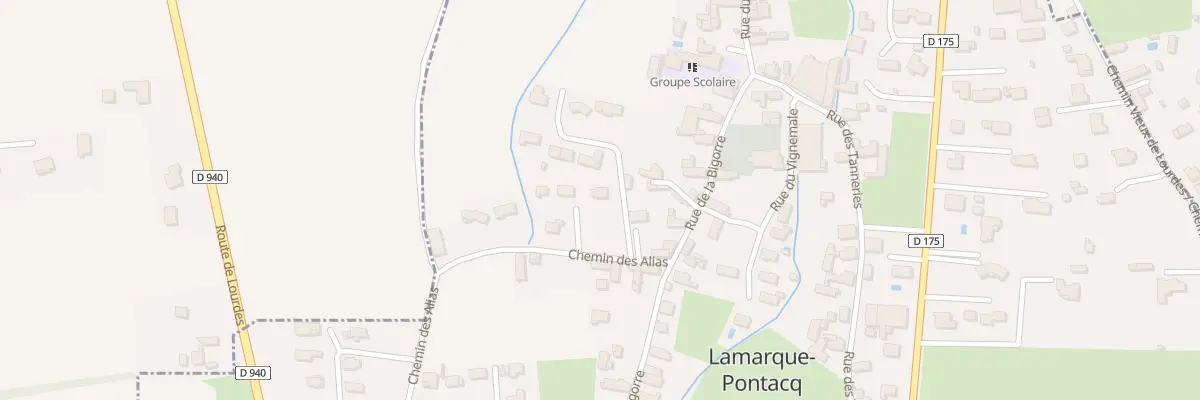 Plan du 4T Che des Alias à Lamarque-Pontacq