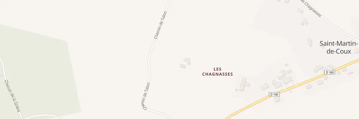 Plan du 5168A Derriere Les Chagnasses à Saint-Martin-de-Coux