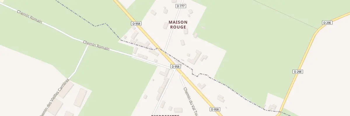 Plan du 56 Pierrefitte à Rônai