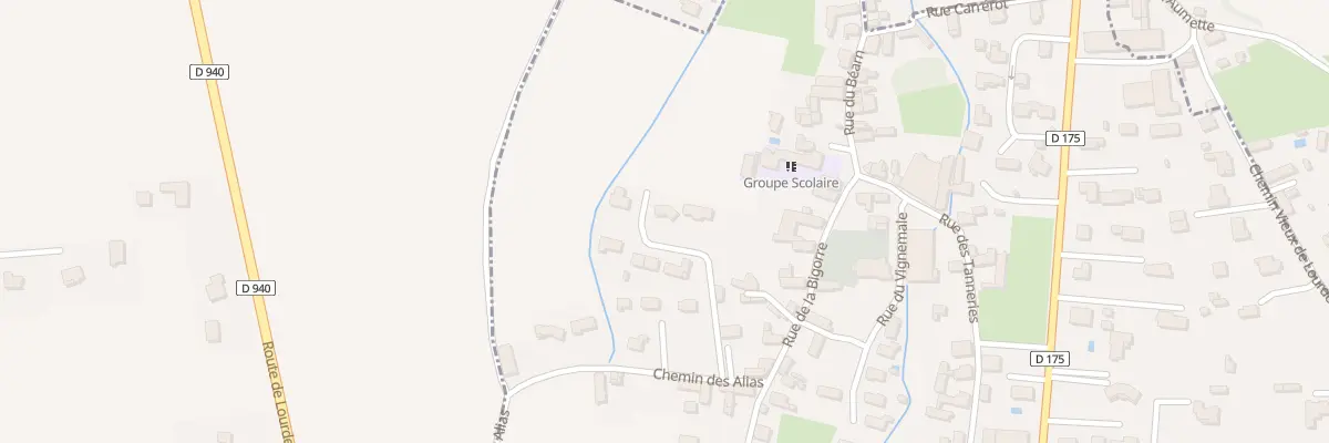Plan du 5239 Che des Alias à Lamarque-Pontacq