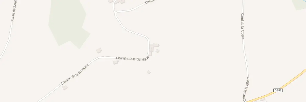 Plan du 5052 Che de la Garrigue à Sedze-Maubecq