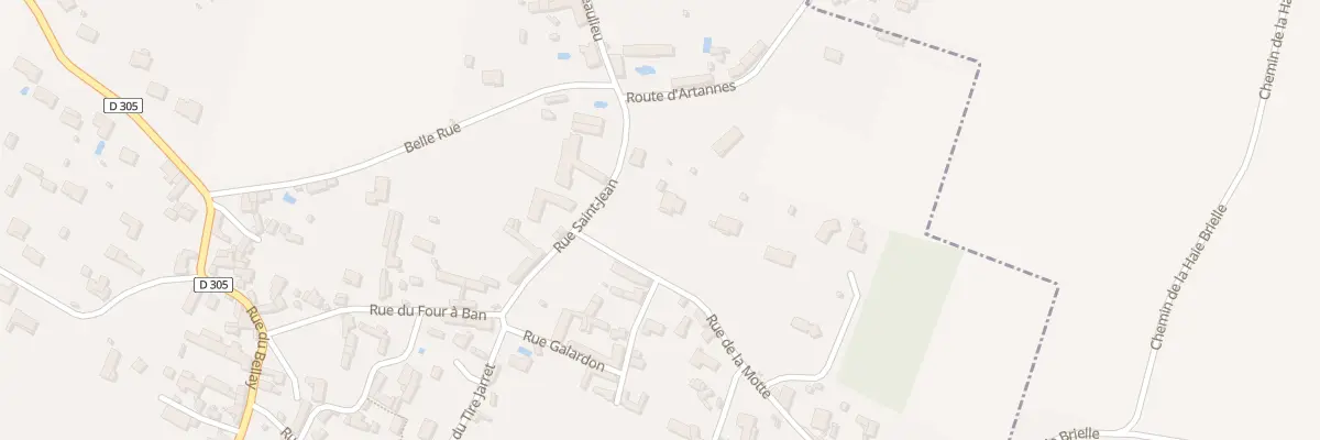 Plan du 1 Rue de la Motte au Coudray-Macouard