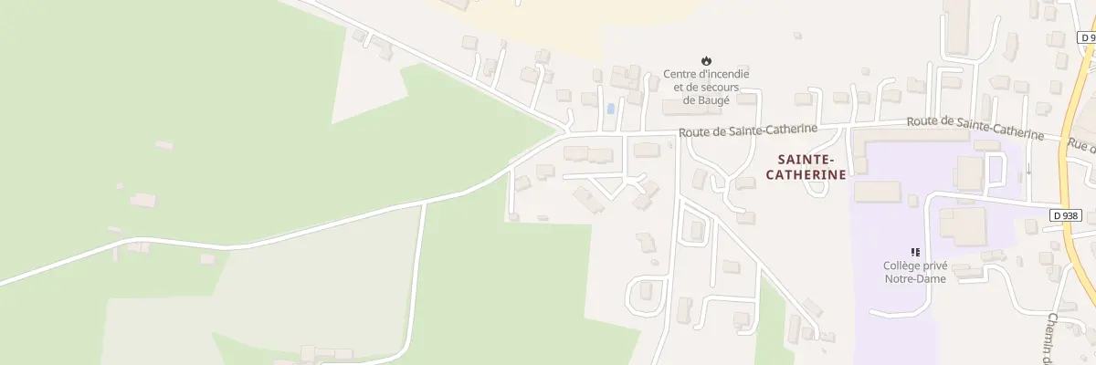 Plan du 33 Rte des Collinieres à Baugé-en-Anjou