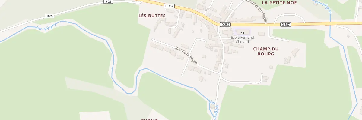 Plan du 5 Rue de la Vegre à Chassillé