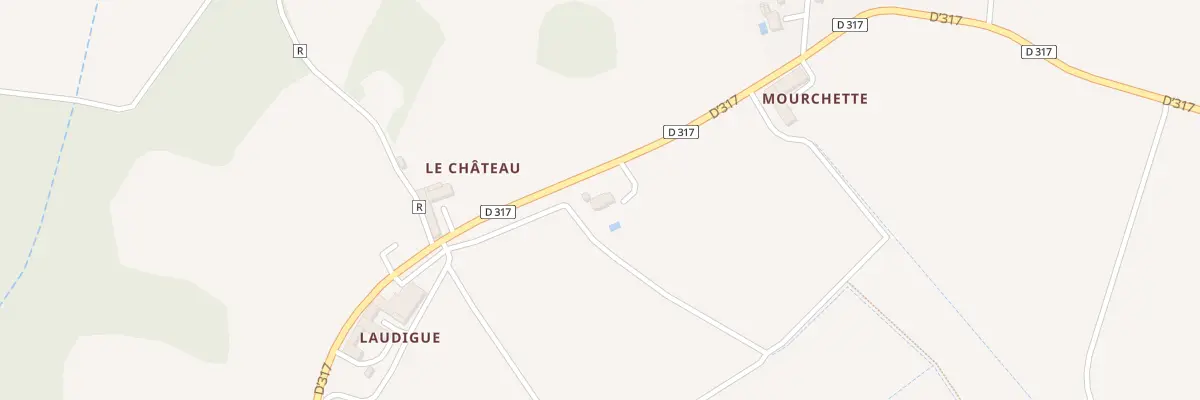 Plan du 998 D’317 à Aydie