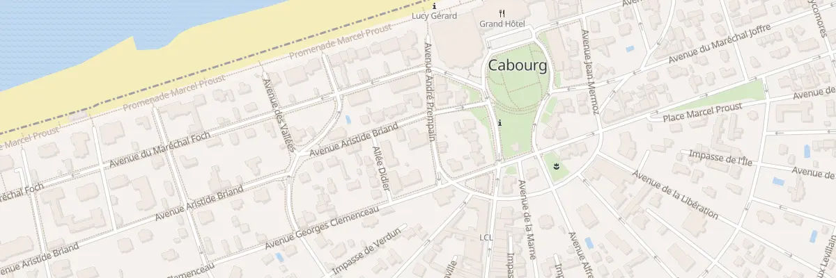 Plan du 6 Av André Prempain à Cabourg