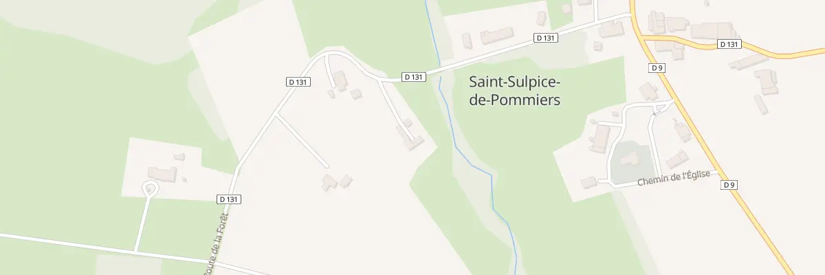 Plan du 3 Begasson à Saint-Sulpice-de-Pommiers