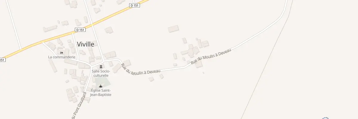 Plan du 11 Rue du Moulin À Deveau à Bellevigne