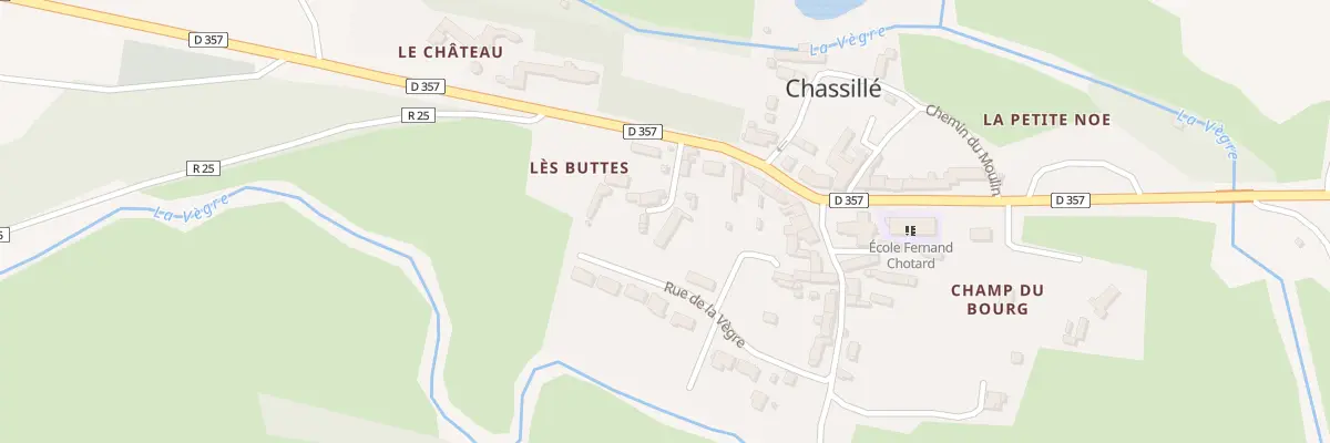 Plan du 5 Rue de l’Ecole à Chassillé