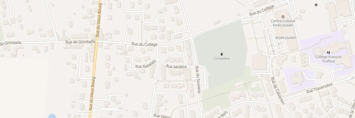 Plan du 3 Rue Molière à Longué-Jumelles