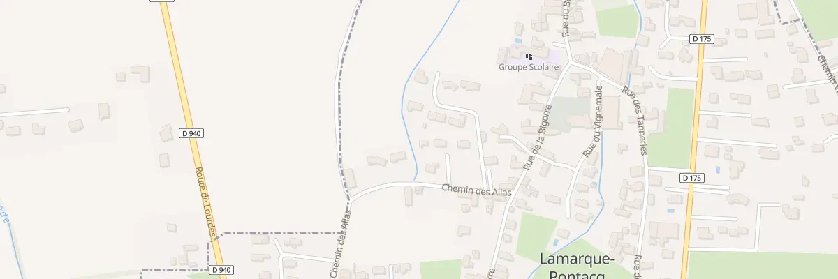 Plan du 4T Che des Alias à Lamarque-Pontacq