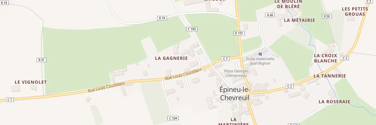 Plan du 4 Rue Louis Courtillers à Épineu-le-Chevreuil