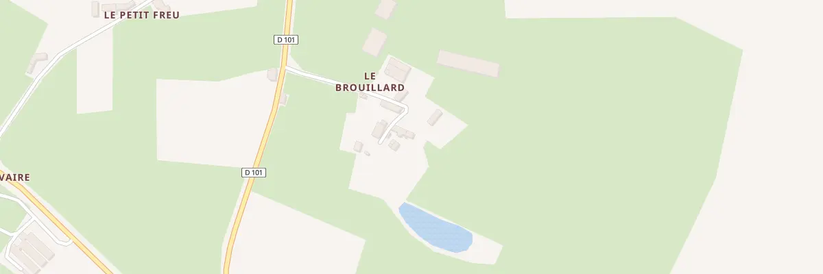 Plan du 5060 Le Brouillard à Saint-Symphorien