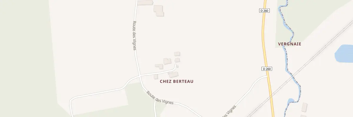 Plan du 5028 Chez Berteau à Boresse-et-Martron