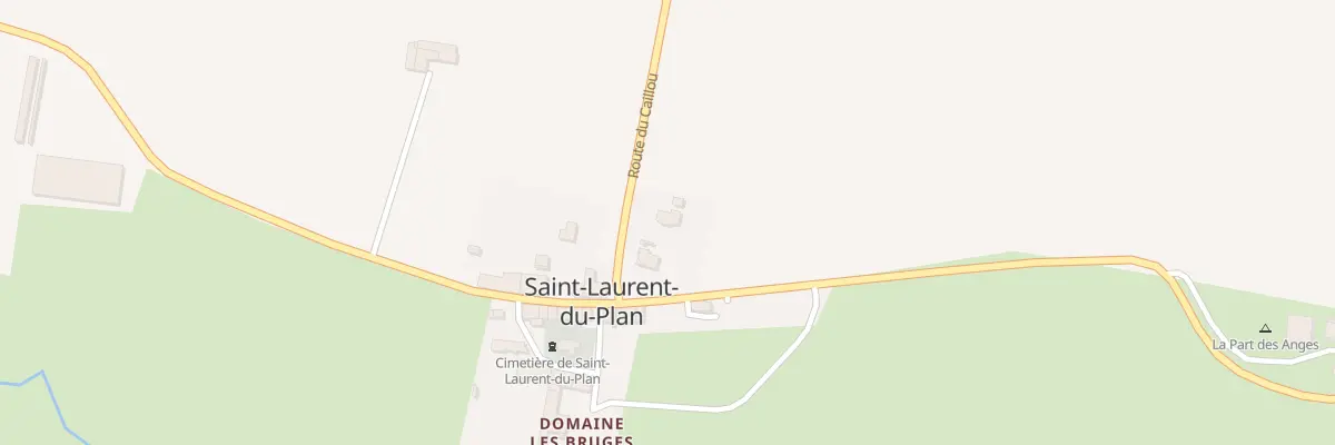 Plan du 3 Rte du Caillou à Saint-Laurent-du-Plan