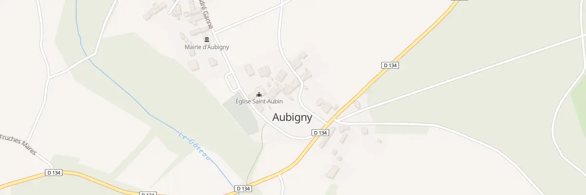 Plan du 3 Chem des Plantes à Aubigny