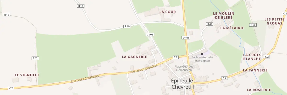 Plan du 5067 La Gagnerie à Épineu-le-Chevreuil