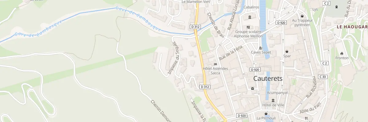 Plan du 12 Rue Wallon à Cauterets