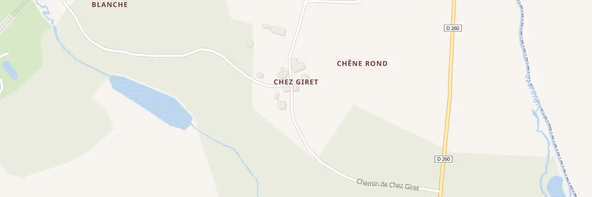Plan du 5023 Chez Giret à Boresse-et-Martron