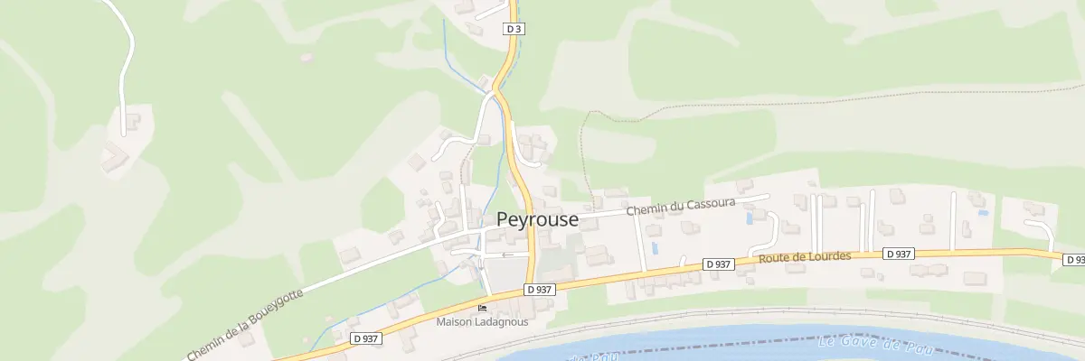 Plan du 4 Rte de Loubajac à Peyrouse