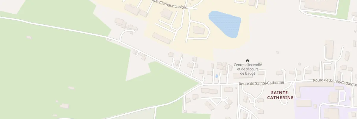 Plan du 80 Rte de la Grézillière à Baugé-en-Anjou