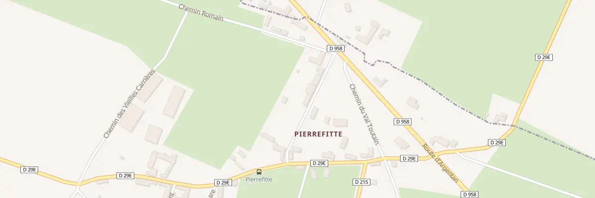 Plan du 51 Pierrefitte à Rônai