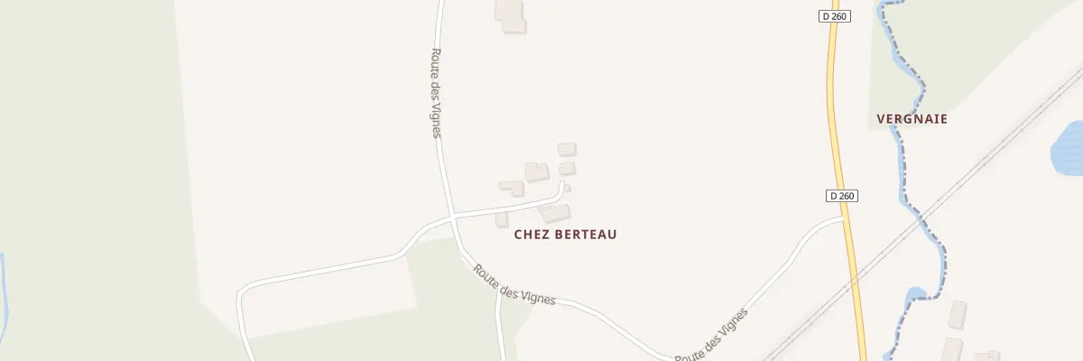 Plan du 5027 Chez Berteau à Boresse-et-Martron