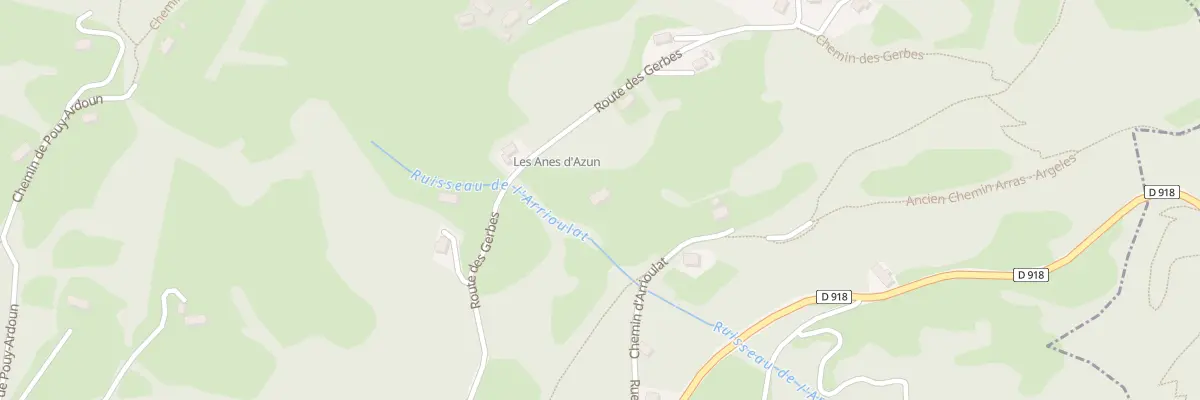 Plan du 1 Che de l’Arrioulat à Arras-en-Lavedan