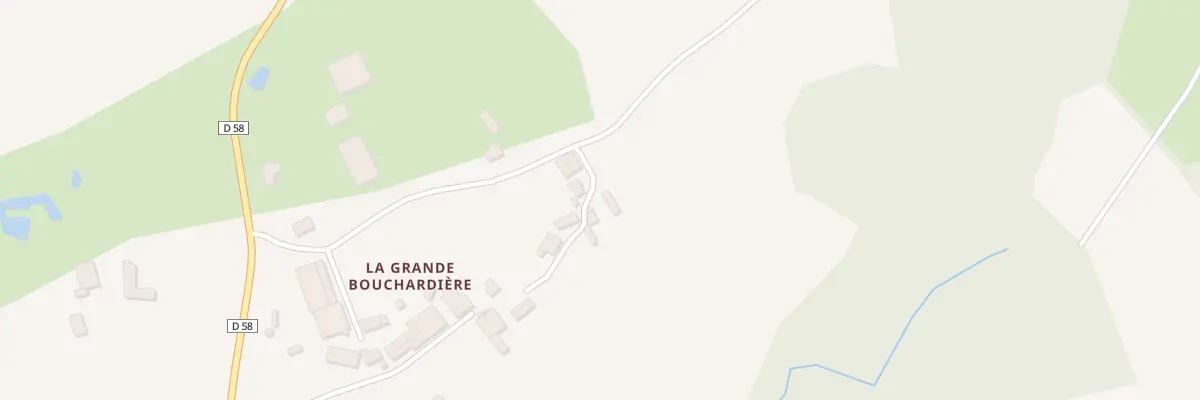 Plan du 4 La Bouchardière à Fomperron