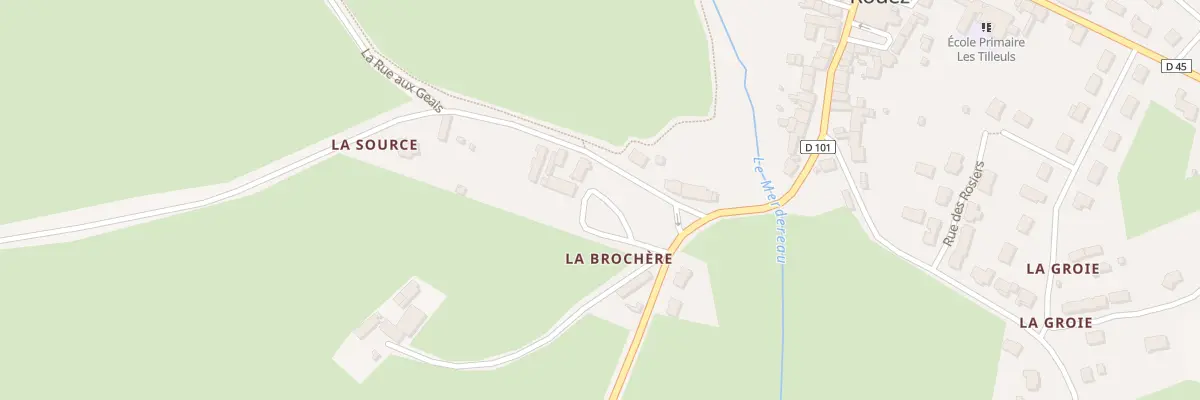 Plan du 5344 La Brochère à Rouez