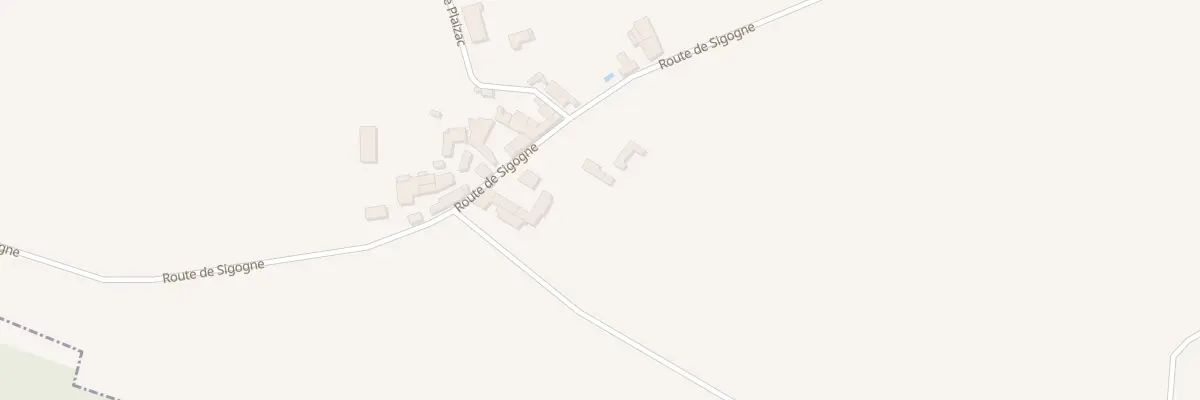 Plan du 153 Rte de Sigogne à Vaux-Rouillac