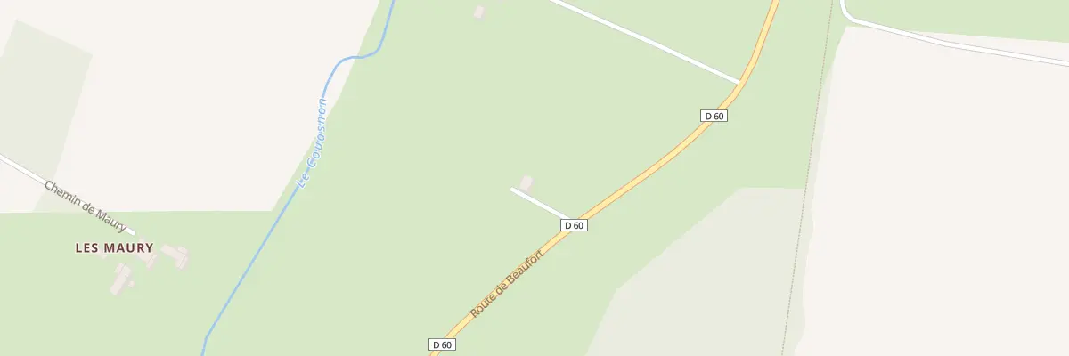 Plan du 1804 Rte de Beaufort à Baugé-en-Anjou