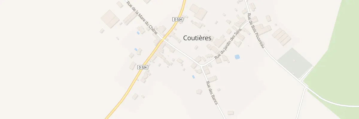 Plan du 2 Rue des Jardins de la Republiq aux Châteliers