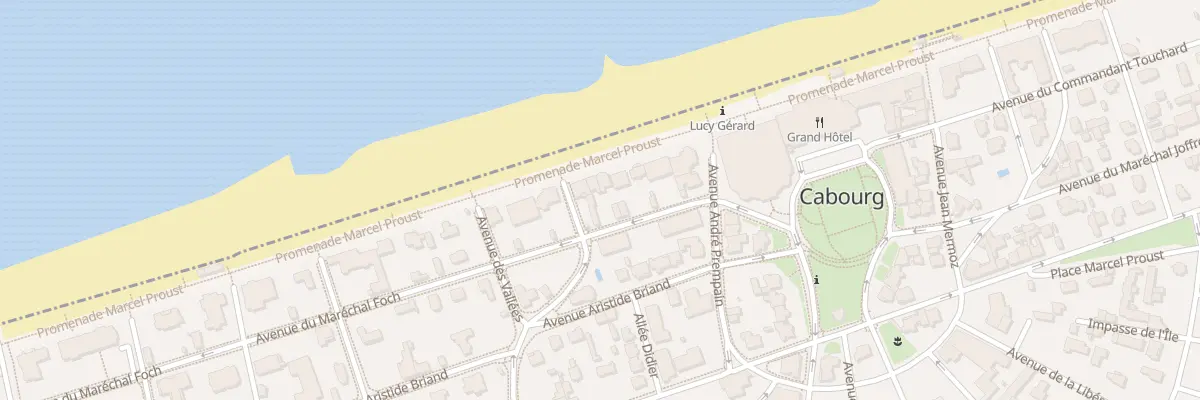 Plan du 12 Av du Maréchal Foch à Cabourg