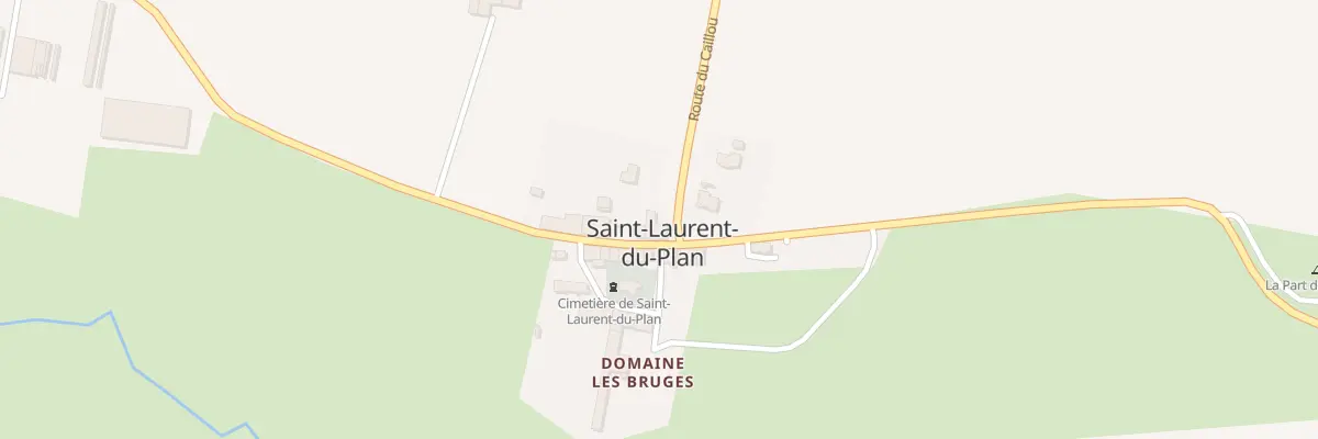 Plan du 2 Le Bourg Sud à Saint-Laurent-du-Plan