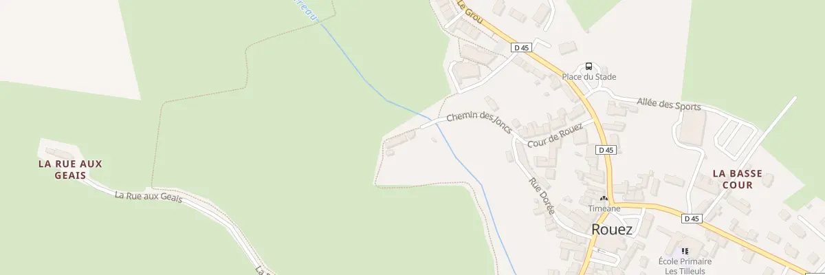 Plan du 16 La Cour de Rouez à Rouez