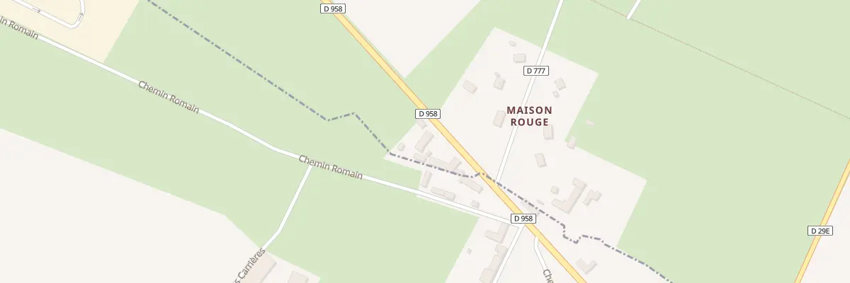 Plan du 2 Rte Départementale 958 à Nécy