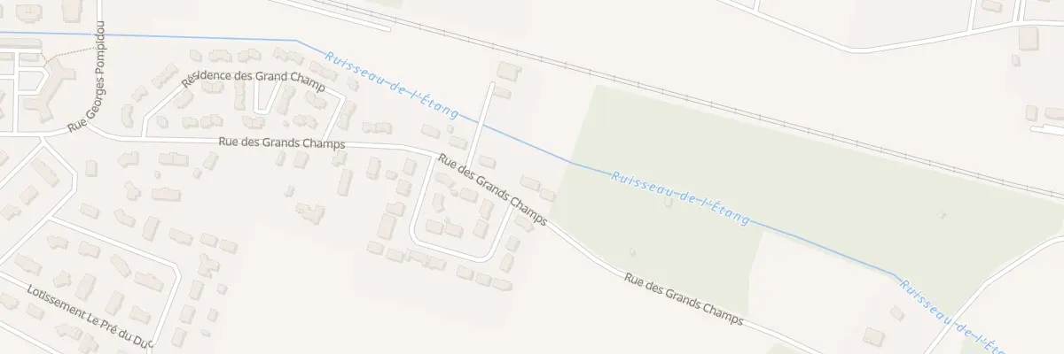 Plan du 29 Rue des Grands Champs à Coutras
