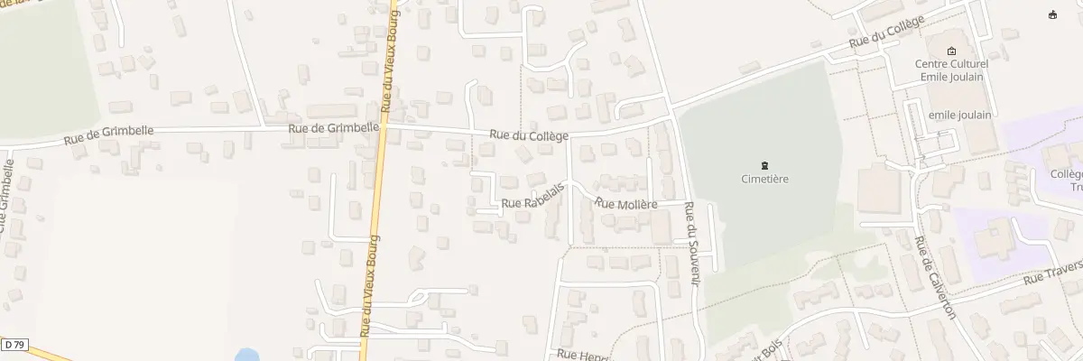 Plan du 2 Rue Rabelais à Longué-Jumelles