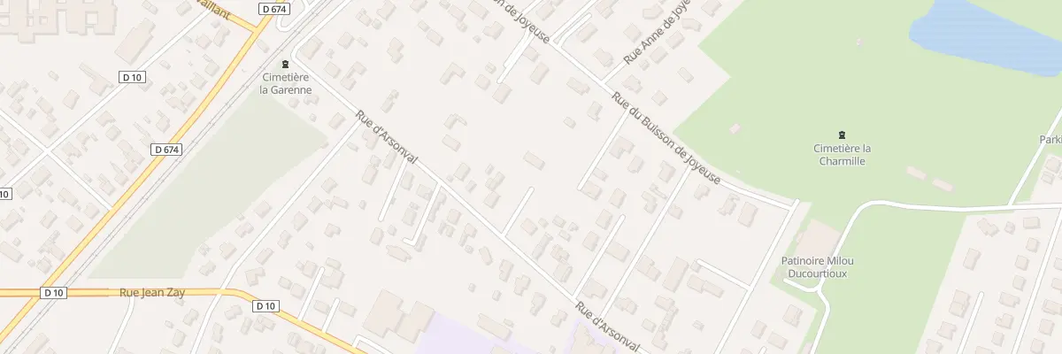 Plan du 25 Rue d’Arsonval à Coutras