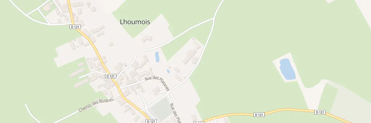 Plan du 7 Rue du Prieuré à Lhoumois