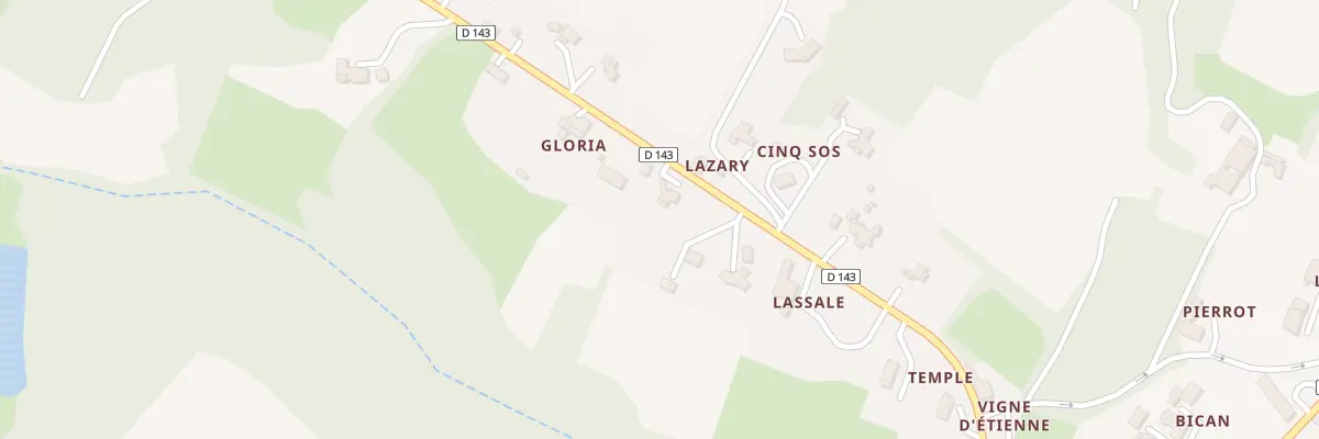 Plan du 575 Rte de Monlezun à Laujuzan