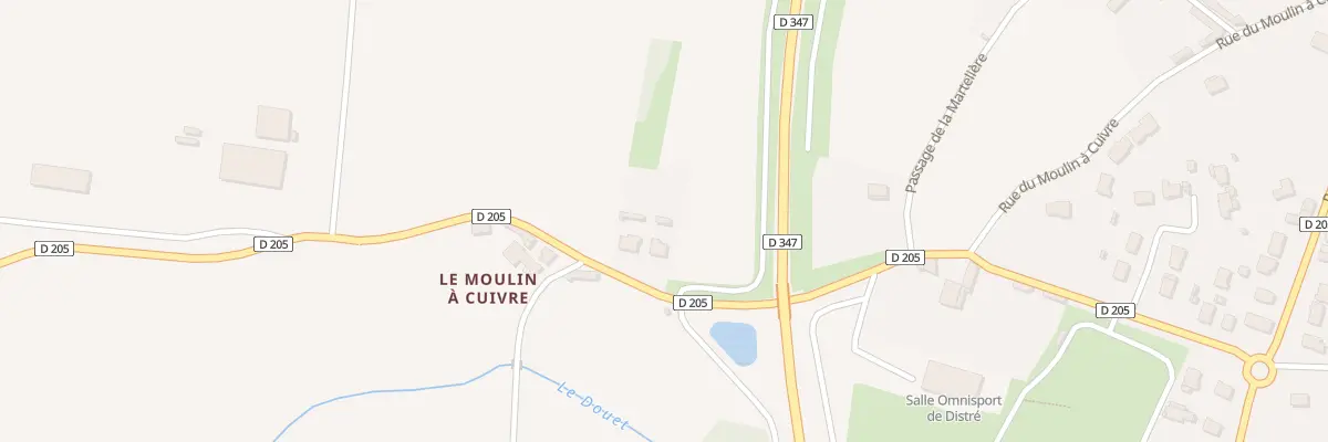 Plan du 3 Rue de Chétigné à Distré