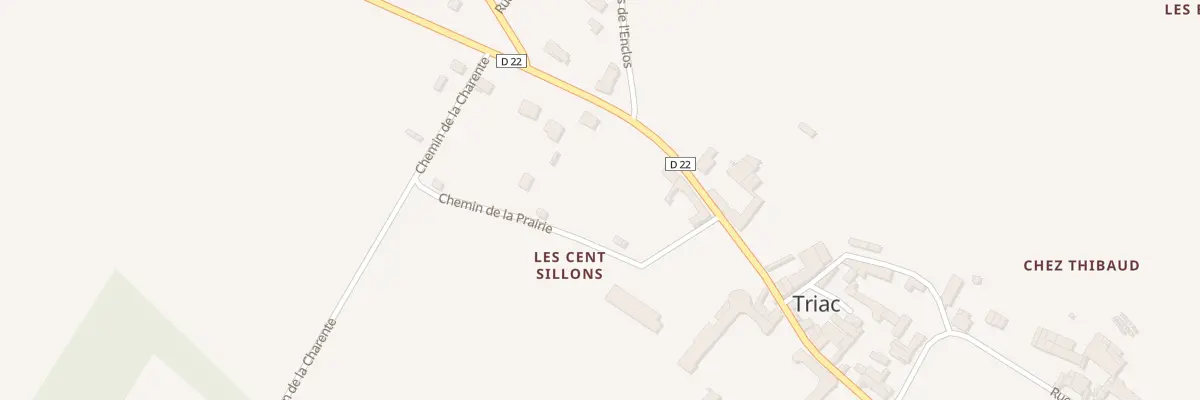 Plan du 40 Rue de la Pyramide de Condé à Triac-Lautrait